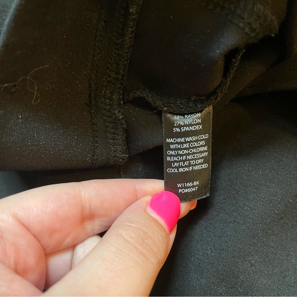 Betabrand black pull on pants size large - Picture 4 of 6